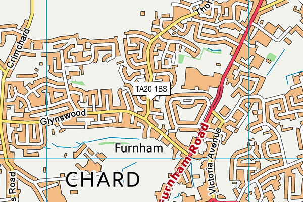 TA20 1BS map - OS VectorMap District (Ordnance Survey)