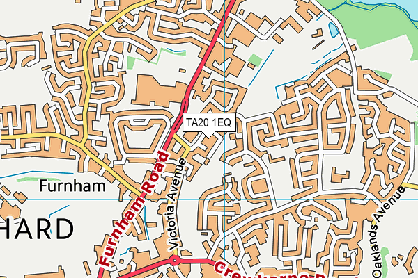 TA20 1EQ map - OS VectorMap District (Ordnance Survey)