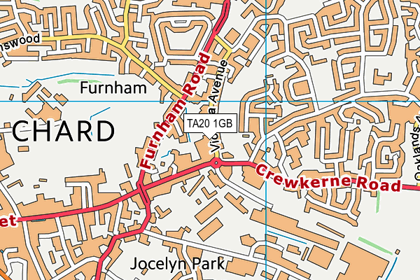 TA20 1GB map - OS VectorMap District (Ordnance Survey)