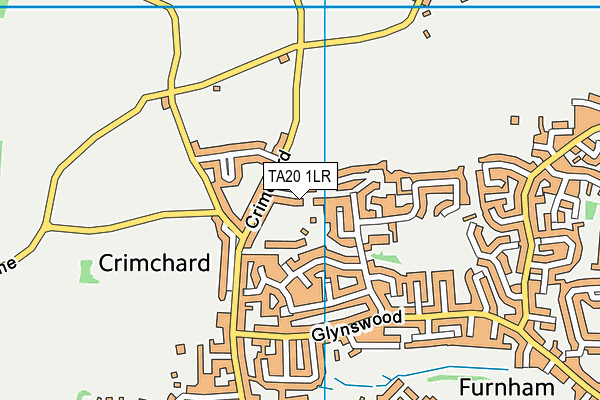 TA20 1LR map - OS VectorMap District (Ordnance Survey)