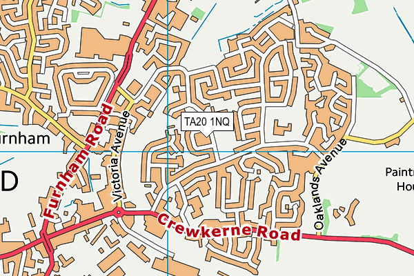 TA20 1NQ map - OS VectorMap District (Ordnance Survey)