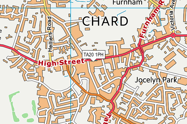 Map of CHARD COMMUNITY HUB CIC at district scale