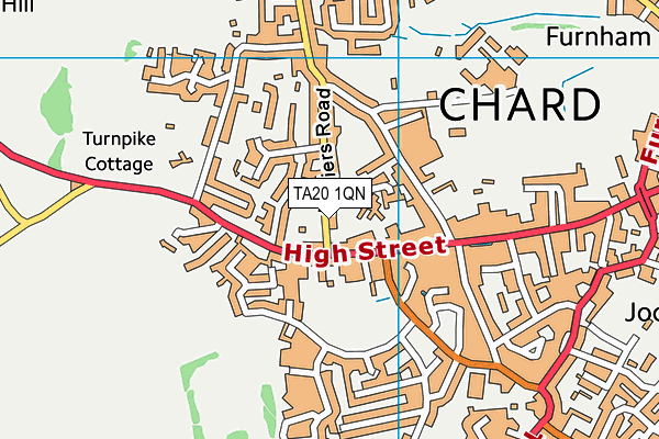 TA20 1QN map - OS VectorMap District (Ordnance Survey)