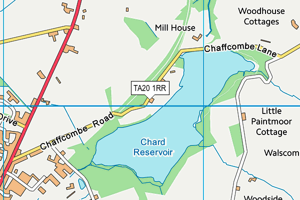 TA20 1RR map - OS VectorMap District (Ordnance Survey)