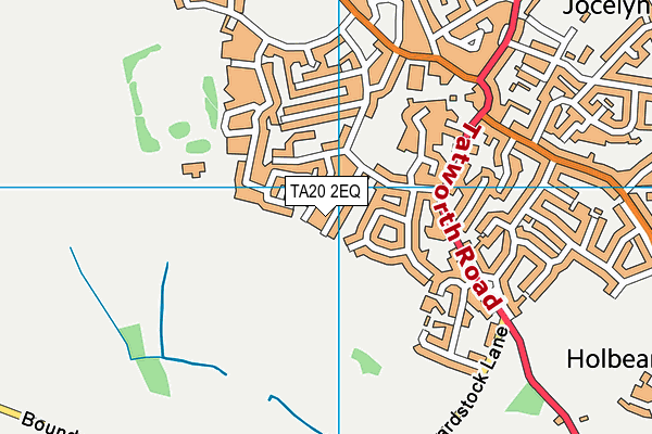 TA20 2EQ map - OS VectorMap District (Ordnance Survey)