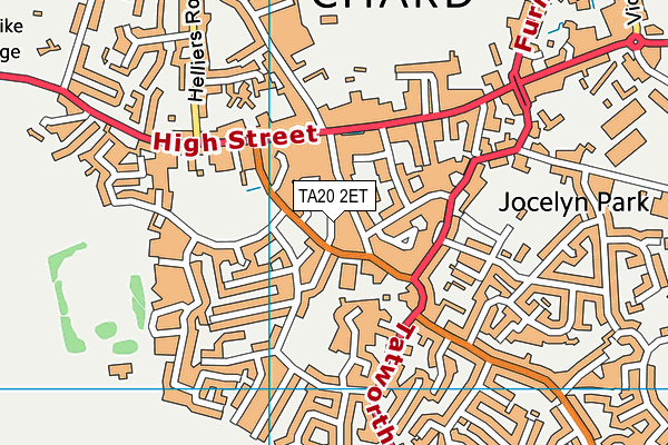 TA20 2ET map - OS VectorMap District (Ordnance Survey)