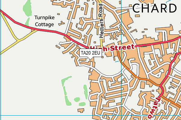 TA20 2EU map - OS VectorMap District (Ordnance Survey)