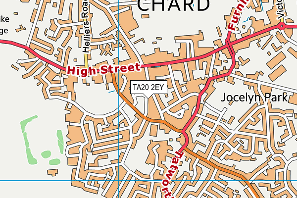 TA20 2EY map - OS VectorMap District (Ordnance Survey)