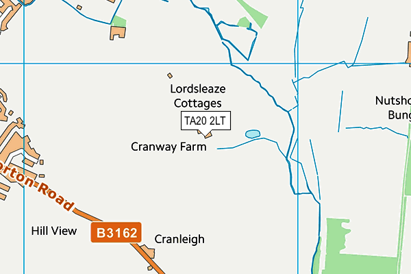 TA20 2LT map - OS VectorMap District (Ordnance Survey)