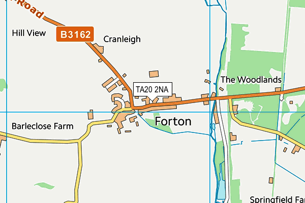 TA20 2NA map - OS VectorMap District (Ordnance Survey)