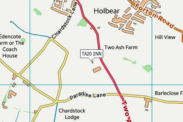 TA20 2NN map - OS VectorMap District (Ordnance Survey)