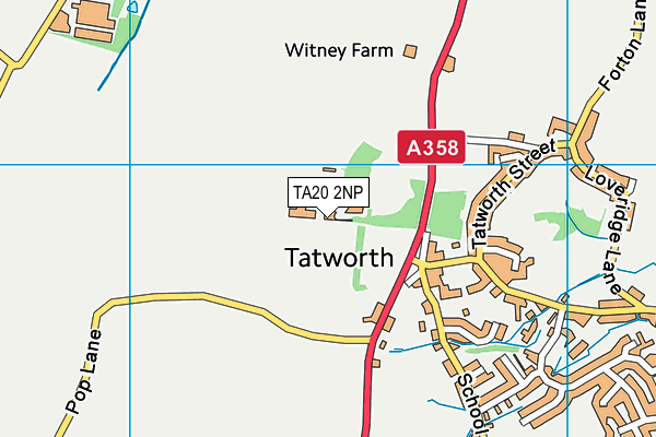 TA20 2NP map - OS VectorMap District (Ordnance Survey)