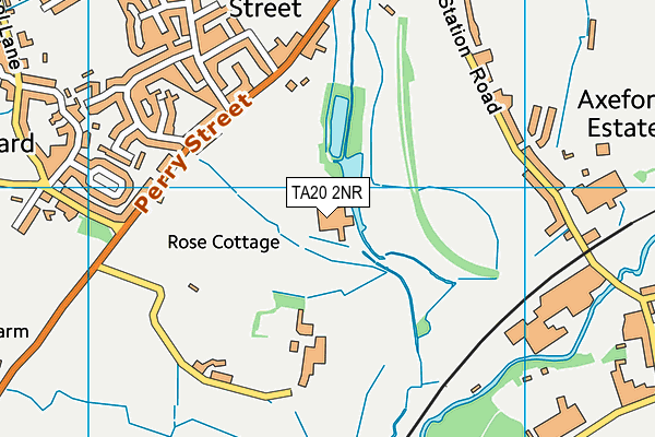 TA20 2NR map - OS VectorMap District (Ordnance Survey)