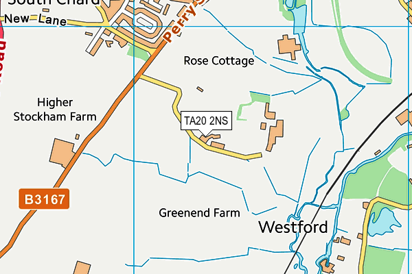 TA20 2NS map - OS VectorMap District (Ordnance Survey)