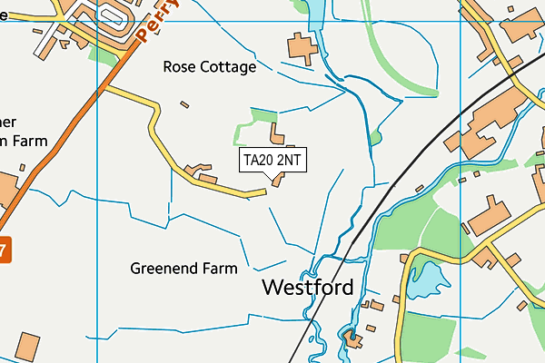 TA20 2NT map - OS VectorMap District (Ordnance Survey)