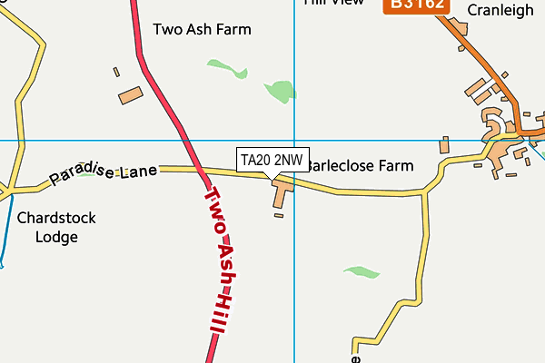 TA20 2NW map - OS VectorMap District (Ordnance Survey)