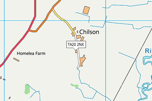 TA20 2NX map - OS VectorMap District (Ordnance Survey)