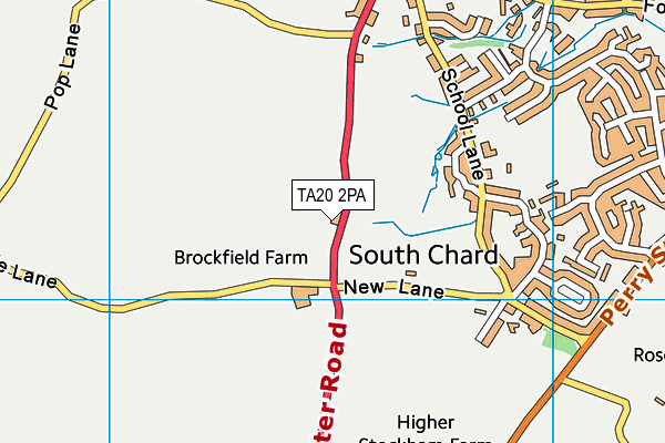 TA20 2PA map - OS VectorMap District (Ordnance Survey)