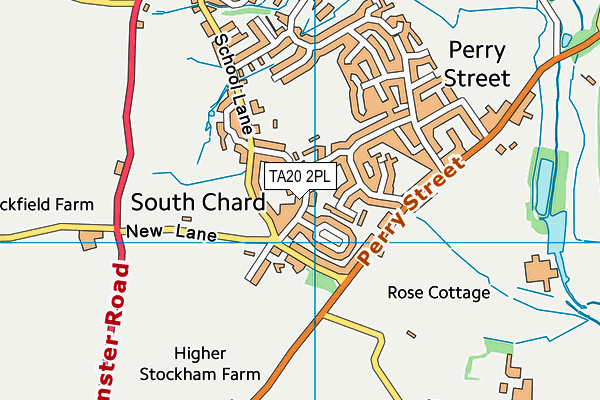 TA20 2PL map - OS VectorMap District (Ordnance Survey)