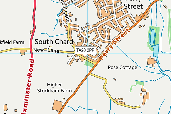 TA20 2PP map - OS VectorMap District (Ordnance Survey)