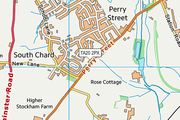 TA20 2PX map - OS VectorMap District (Ordnance Survey)