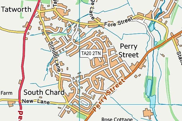 TA20 2TN map - OS VectorMap District (Ordnance Survey)