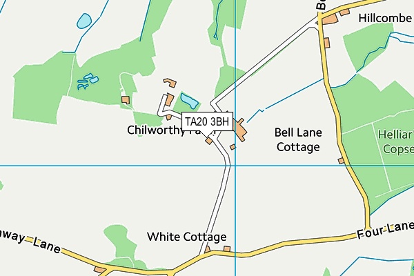 TA20 3BH map - OS VectorMap District (Ordnance Survey)