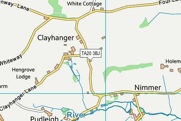 TA20 3BJ map - OS VectorMap District (Ordnance Survey)