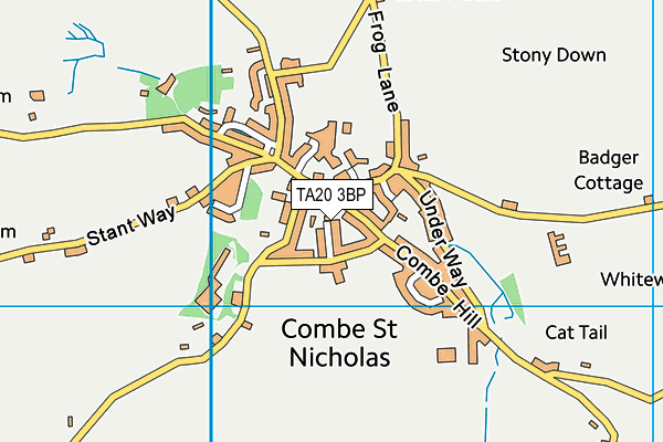 TA20 3BP map - OS VectorMap District (Ordnance Survey)