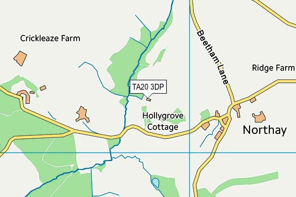 TA20 3DP map - OS VectorMap District (Ordnance Survey)