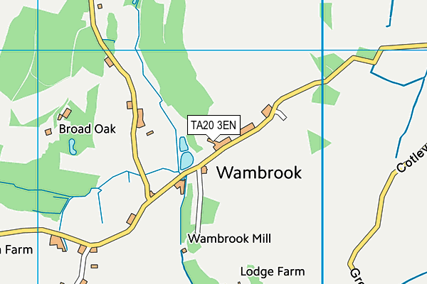 TA20 3EN map - OS VectorMap District (Ordnance Survey)