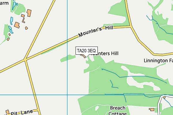 TA20 3EQ map - OS VectorMap District (Ordnance Survey)