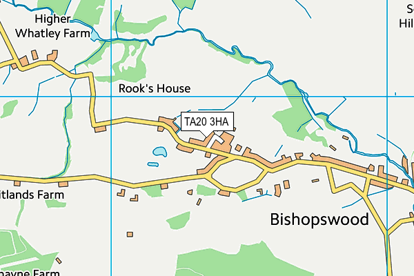 TA20 3HA map - OS VectorMap District (Ordnance Survey)