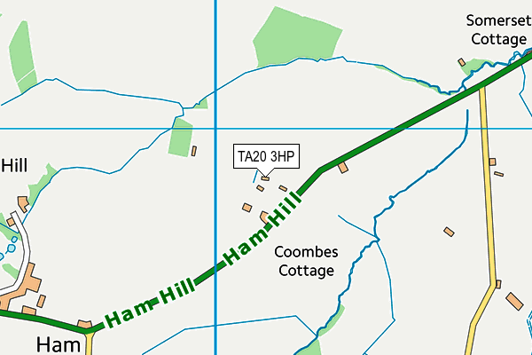 TA20 3HP map - OS VectorMap District (Ordnance Survey)