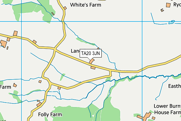 TA20 3JN map - OS VectorMap District (Ordnance Survey)