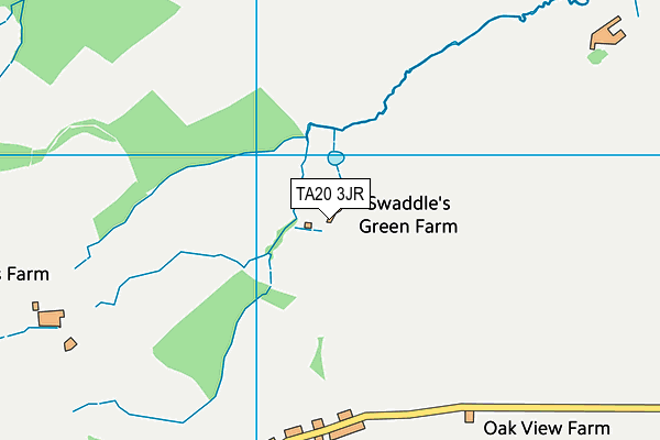 TA20 3JR map - OS VectorMap District (Ordnance Survey)