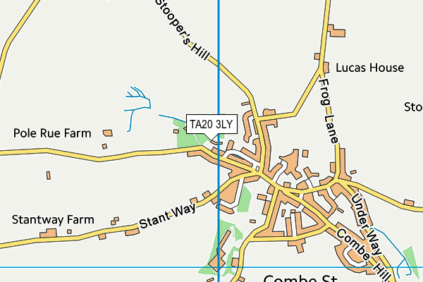 TA20 3LY map - OS VectorMap District (Ordnance Survey)