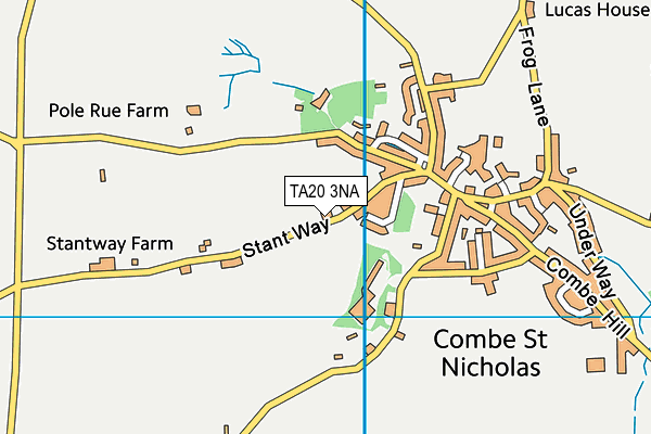 TA20 3NA map - OS VectorMap District (Ordnance Survey)