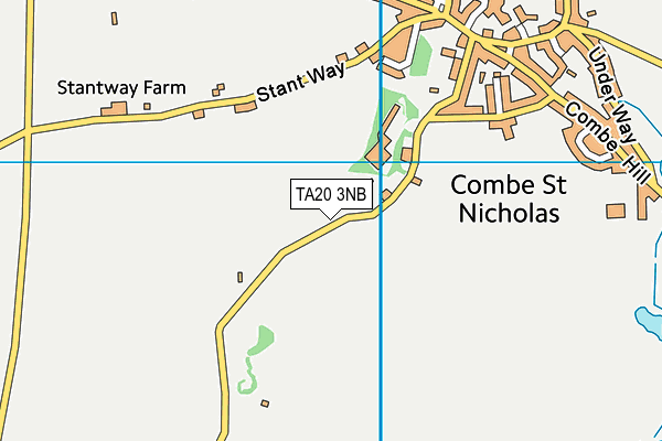 TA20 3NB map - OS VectorMap District (Ordnance Survey)