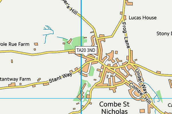 TA20 3ND map - OS VectorMap District (Ordnance Survey)