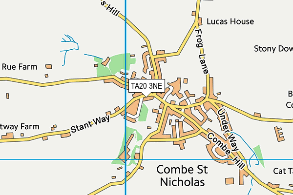 TA20 3NE map - OS VectorMap District (Ordnance Survey)