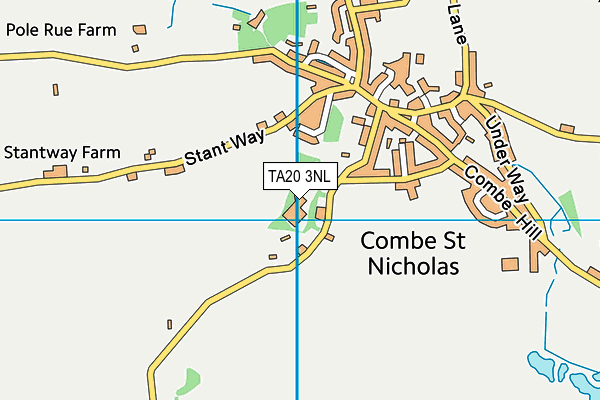 TA20 3NL map - OS VectorMap District (Ordnance Survey)