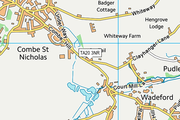 TA20 3NR map - OS VectorMap District (Ordnance Survey)