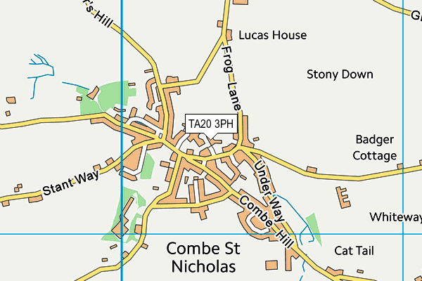 TA20 3PH map - OS VectorMap District (Ordnance Survey)