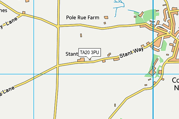 TA20 3PU map - OS VectorMap District (Ordnance Survey)