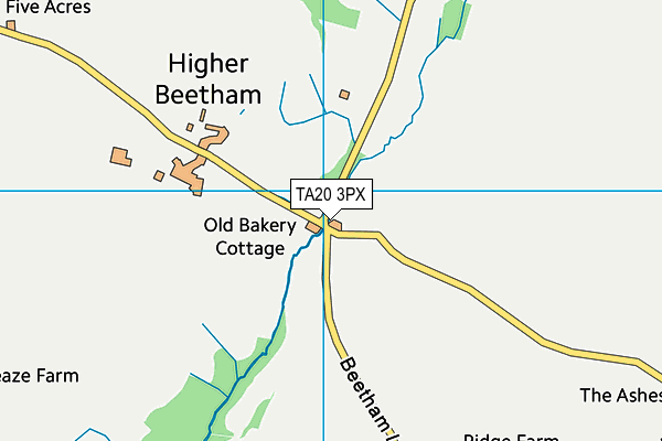 TA20 3PX map - OS VectorMap District (Ordnance Survey)