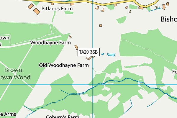 TA20 3SB map - OS VectorMap District (Ordnance Survey)