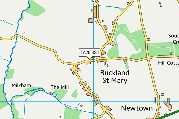 Buckland St Mary Church of England Primary School map (TA20 3SJ) - OS VectorMap District (Ordnance Survey)