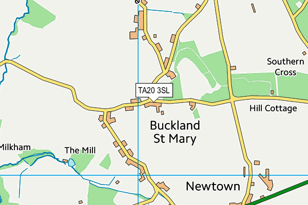 TA20 3SL map - OS VectorMap District (Ordnance Survey)