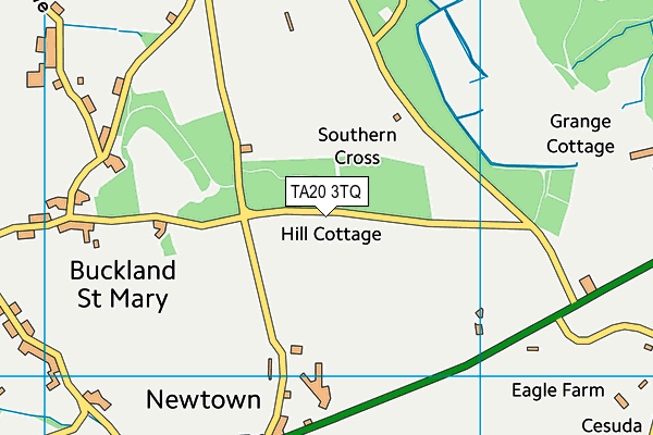 TA20 3TQ map - OS VectorMap District (Ordnance Survey)